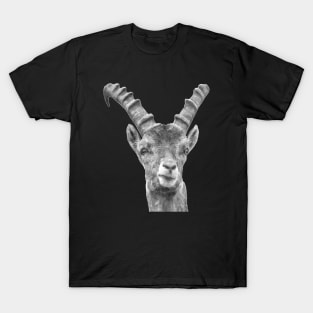 Black and White Capricorn T-Shirt